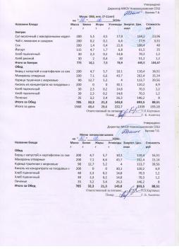 Меню на 26.02.2026 (7-11 лет)